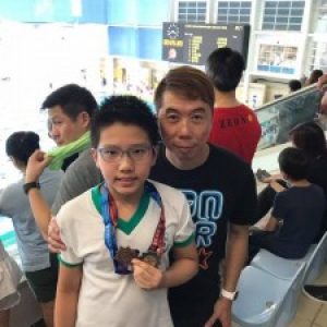 第一屆全港小學區際比賽 泳員獲獎