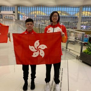 本會泳員王海藍及盧芷琪今天隨港隊出發泰國，參加泰國分齡游泳錦標賽